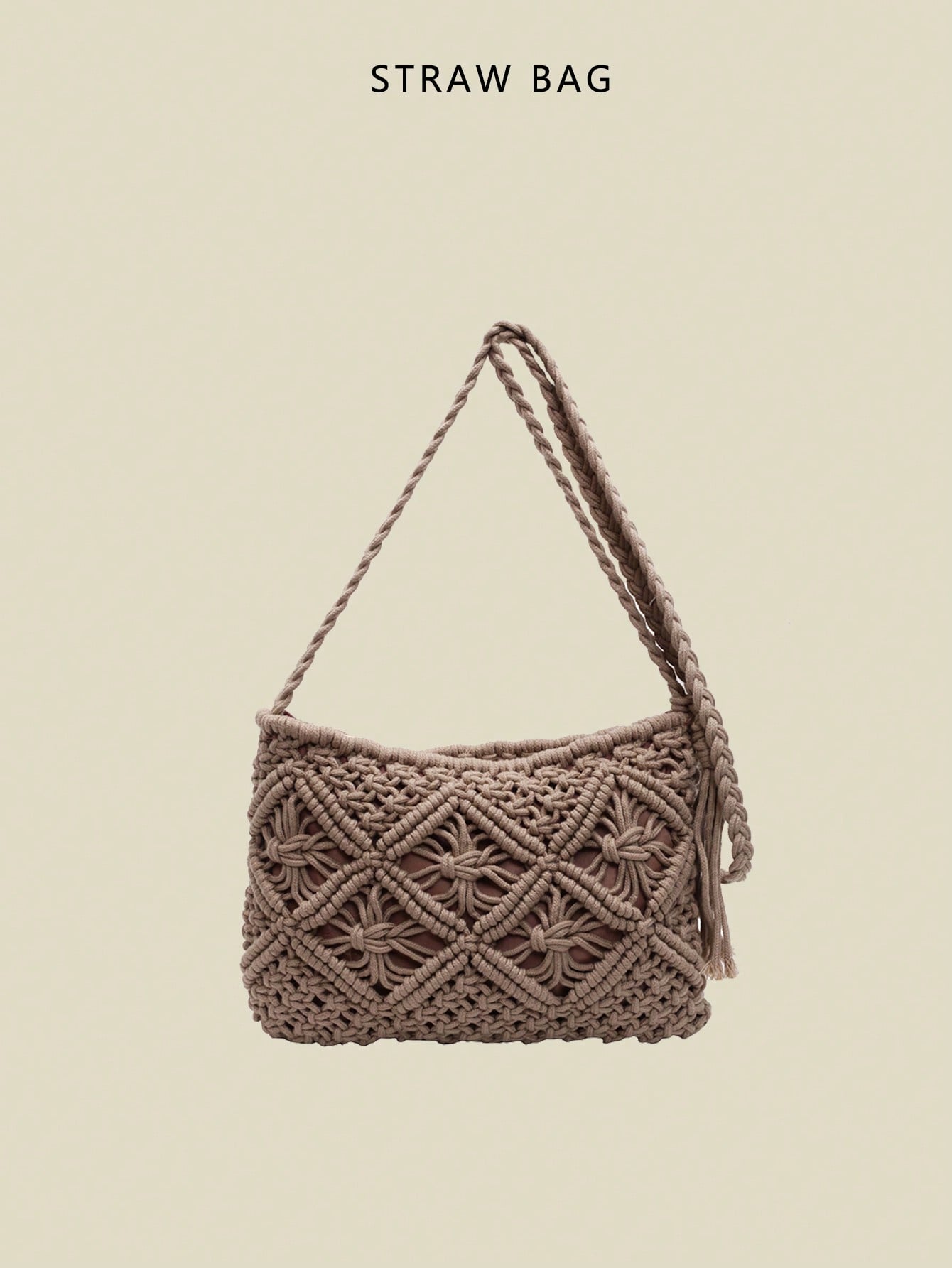 Handwoven shoulder bag