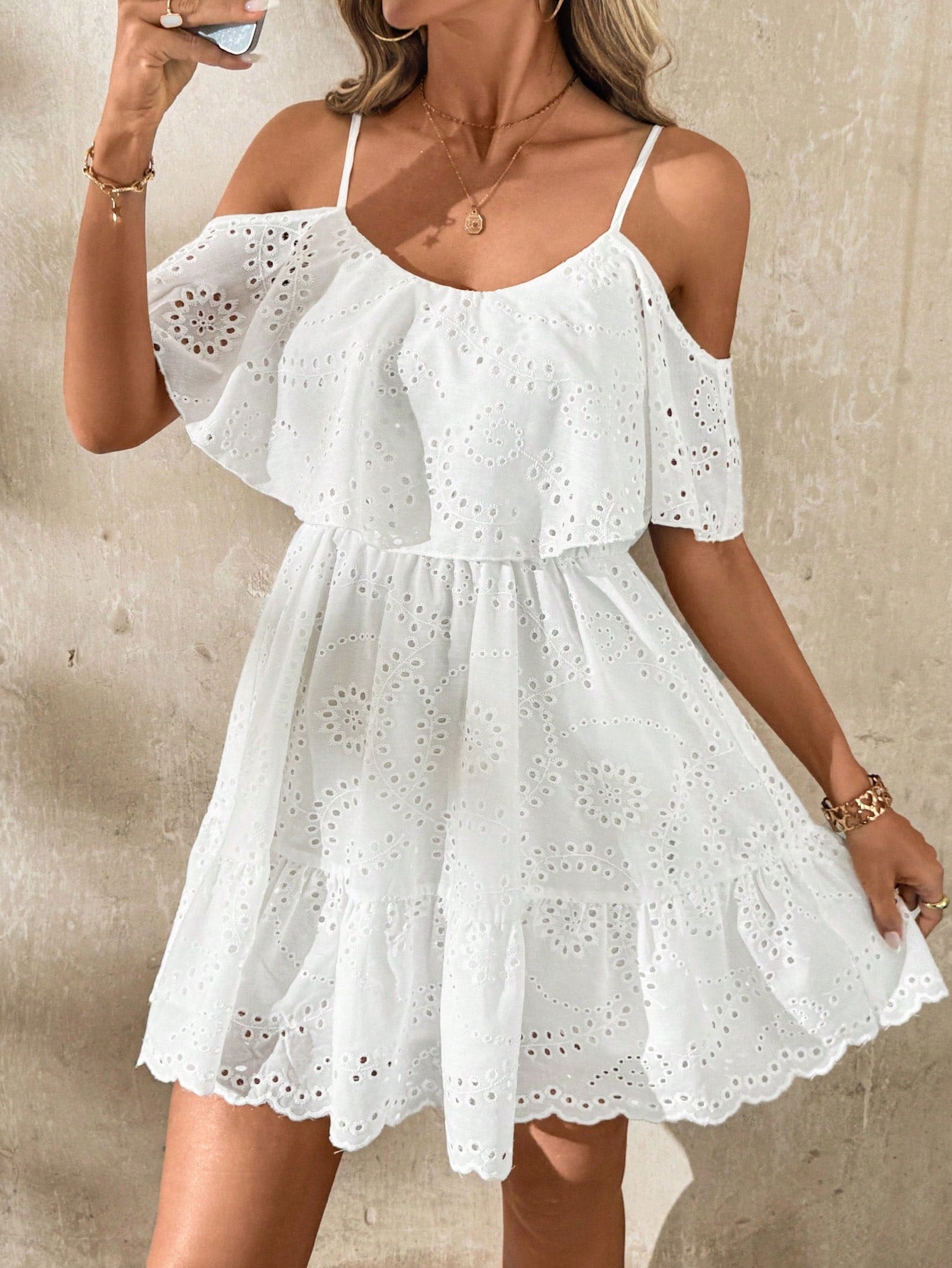 Embroidered dress