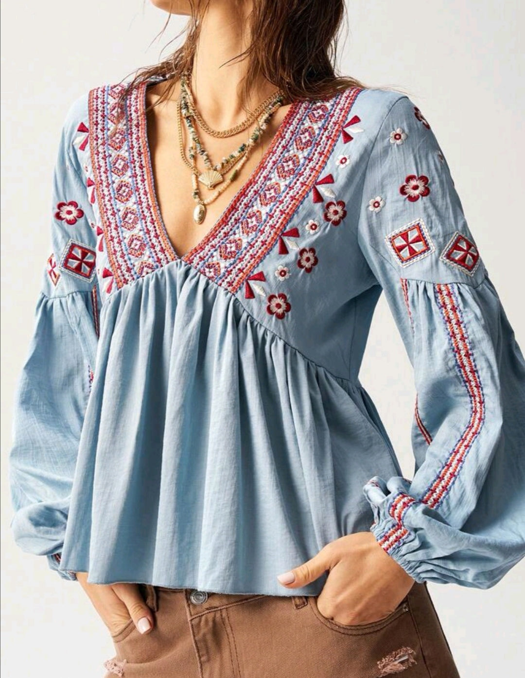 Embroidered shirt