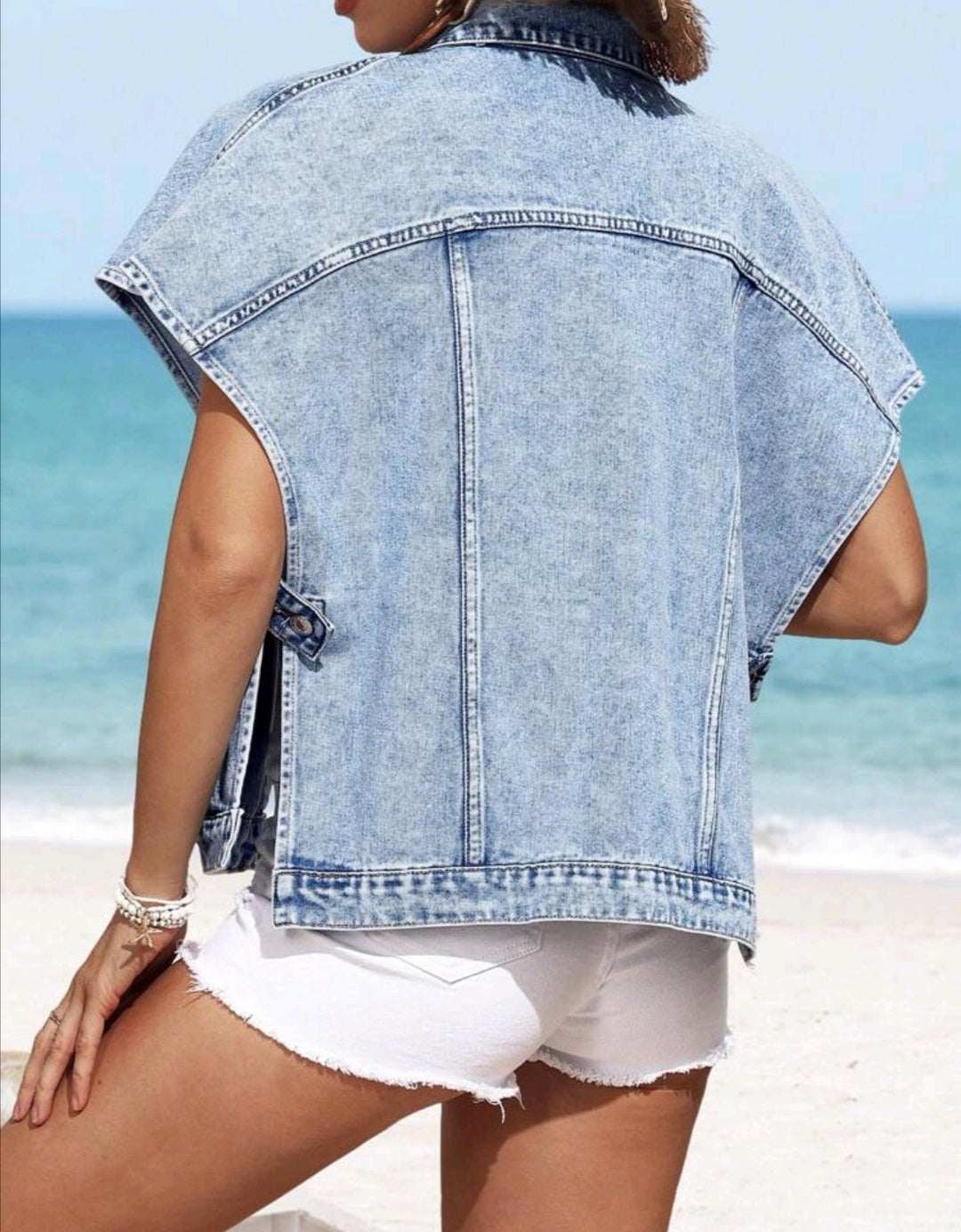 Denim Vest Jacket