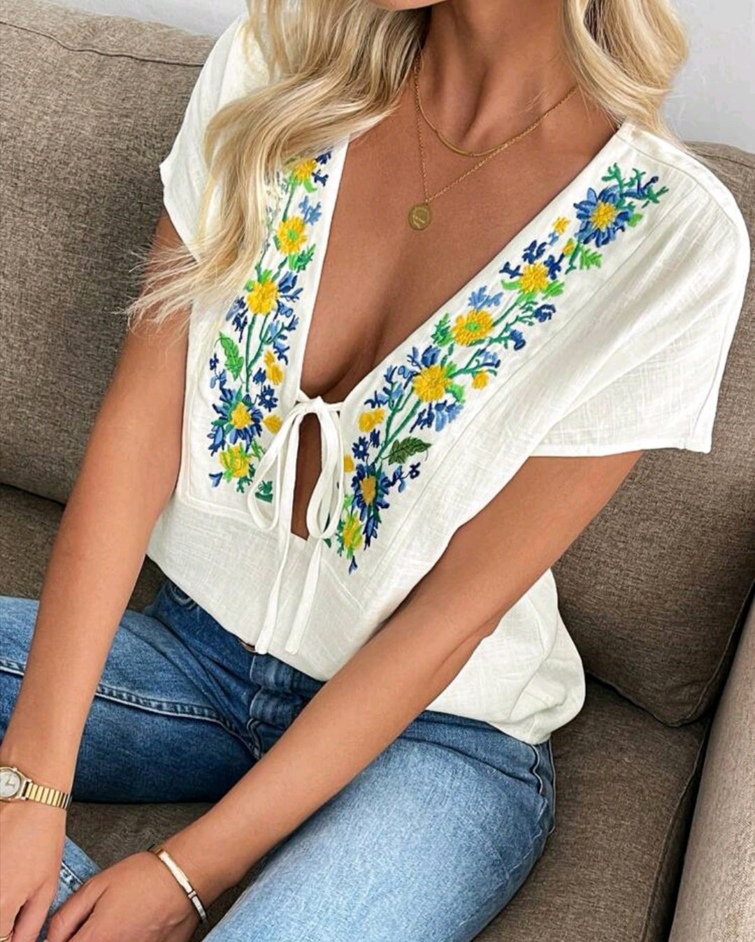 Embroidered shirt