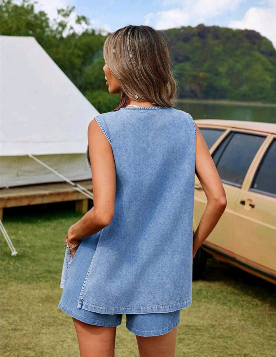 Denim Blouse
