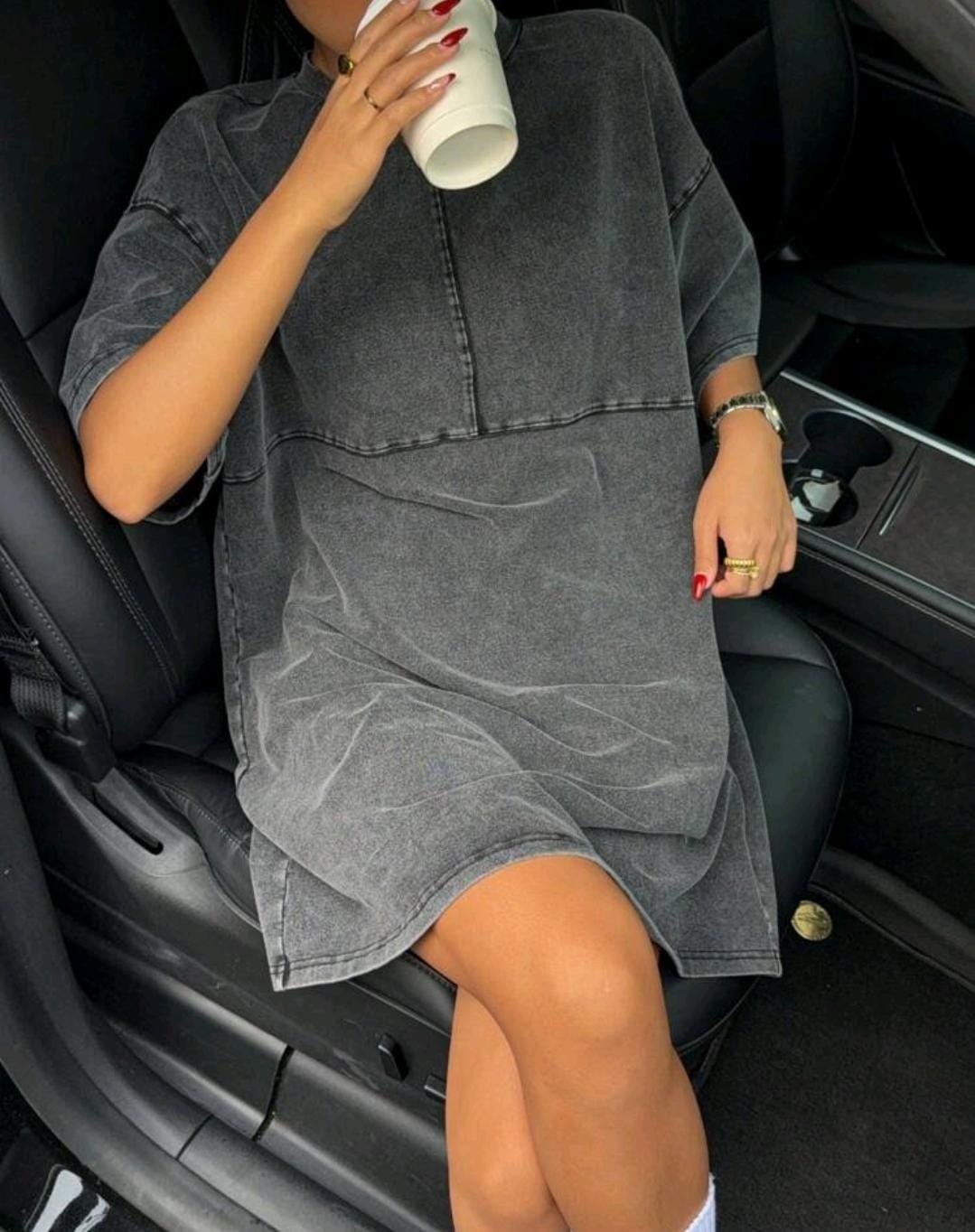 Cotton Tee Dress