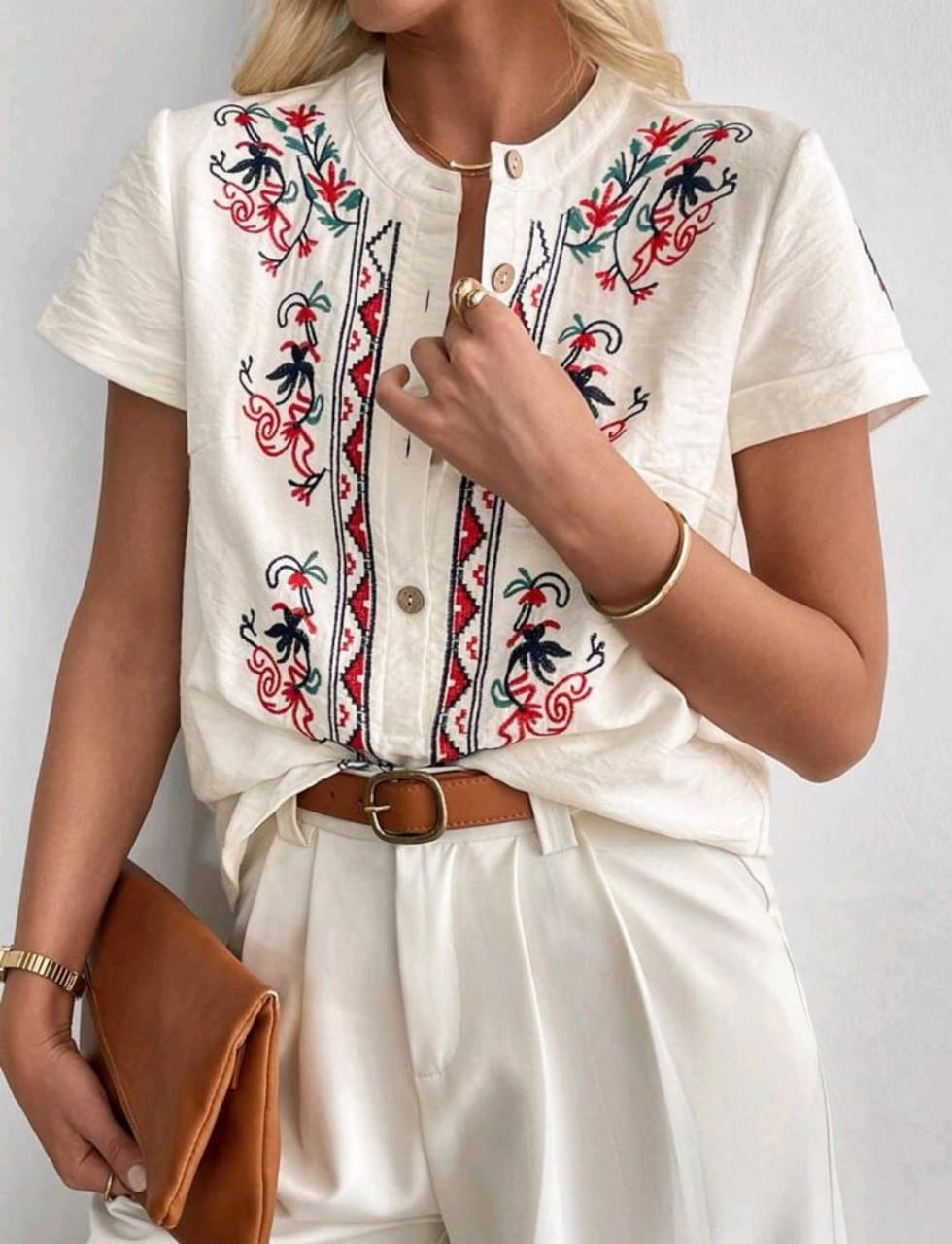 Embroidered shirt