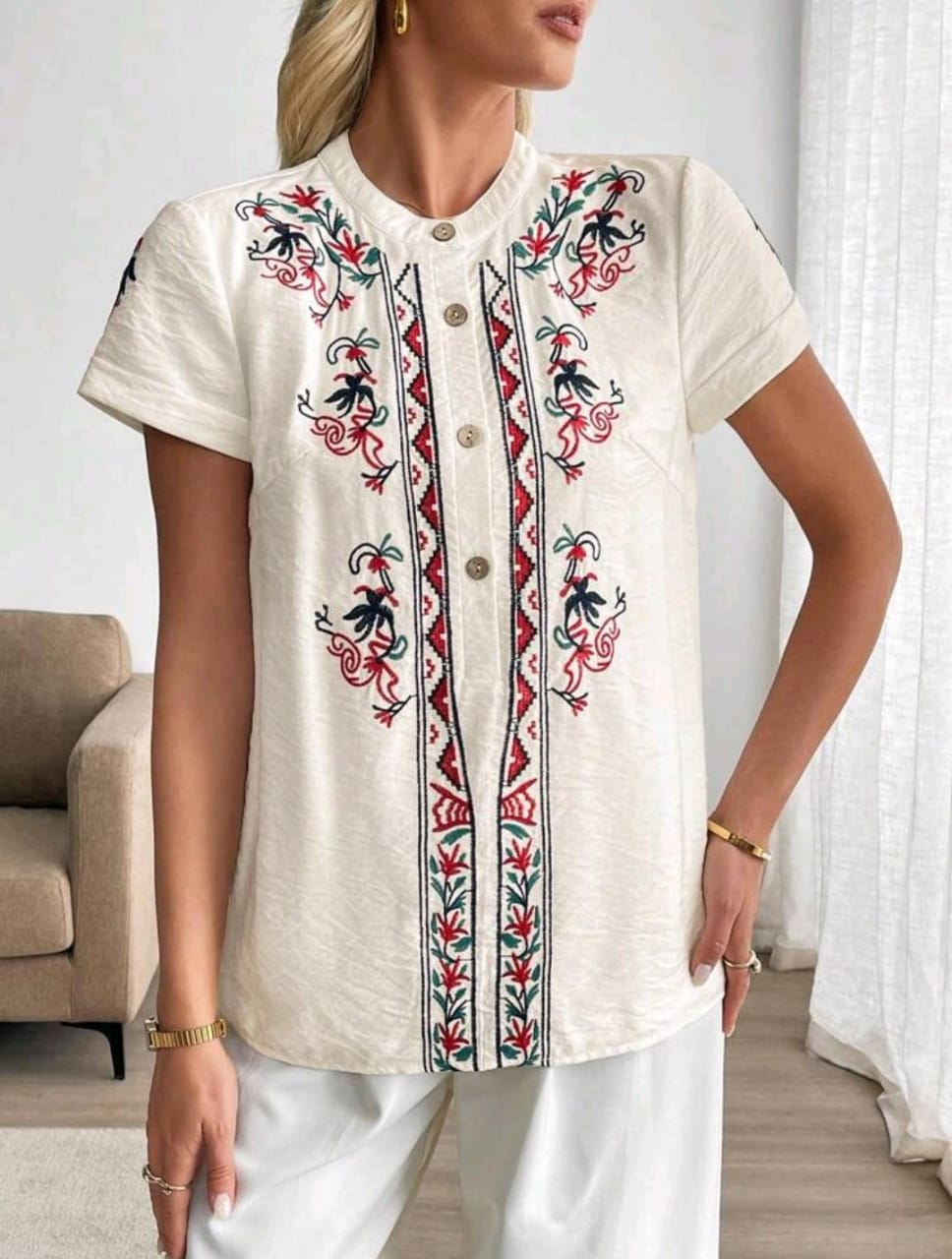 Embroidered shirt