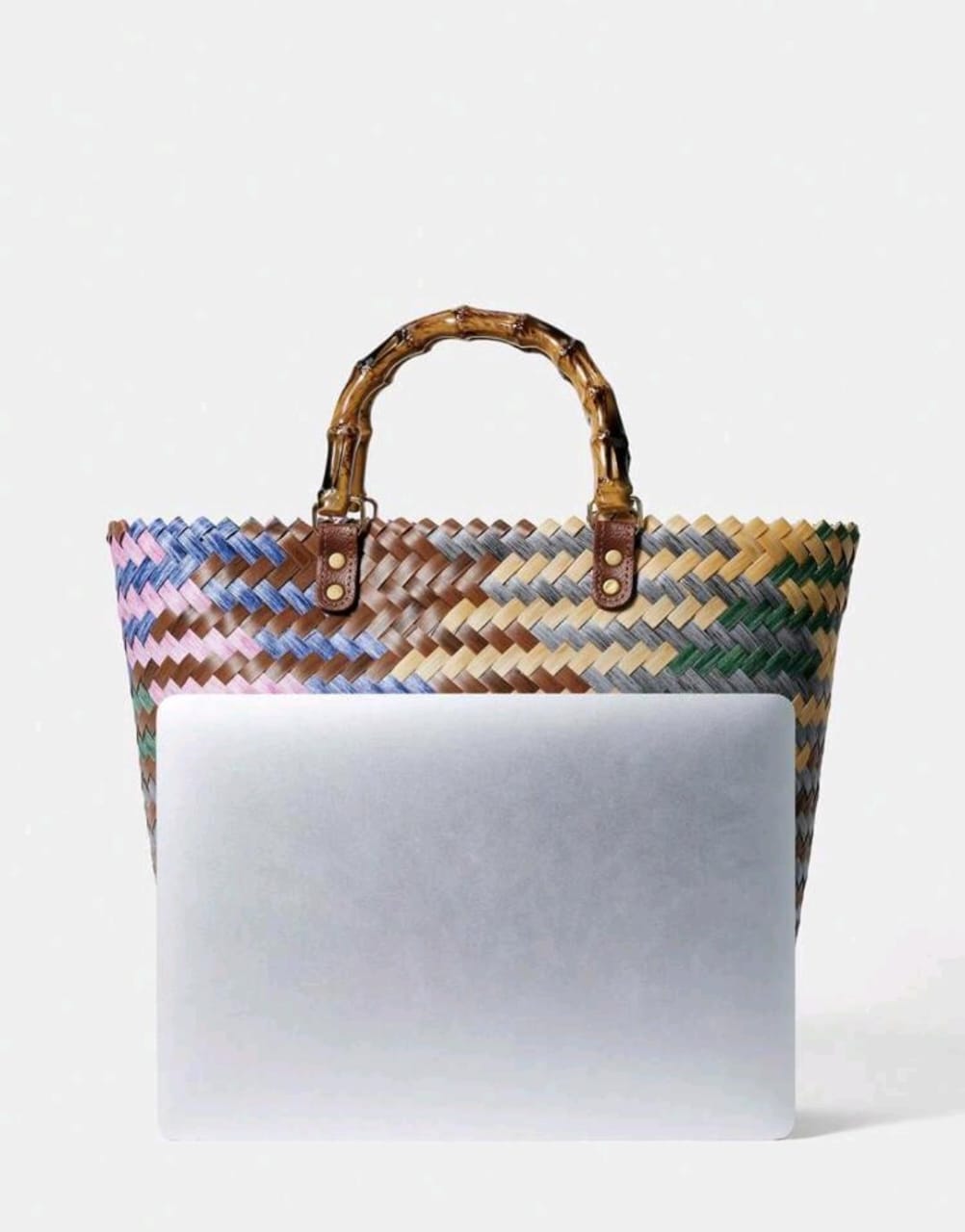 Bohemian Straw Tote Bag
