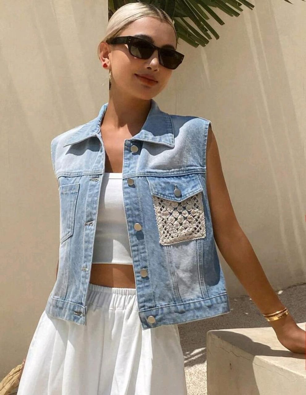 Denim vest