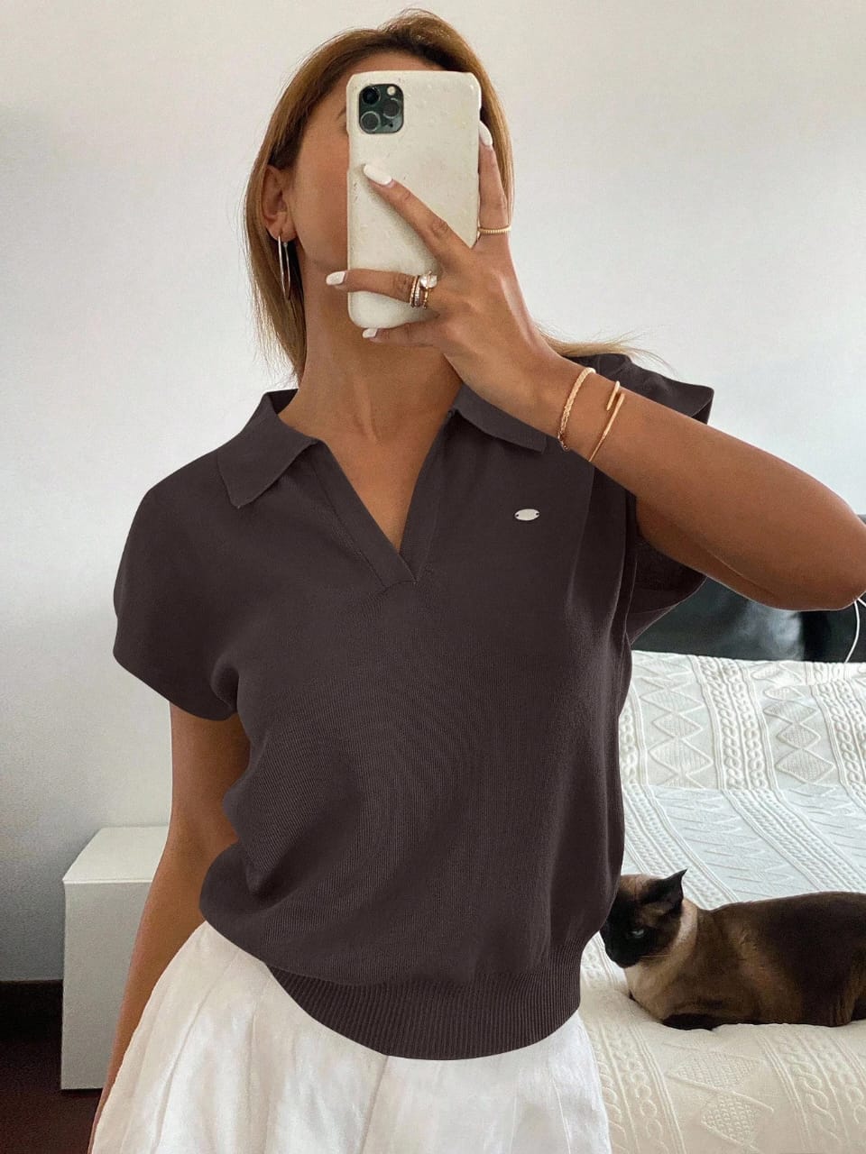 Knitted T-shirt