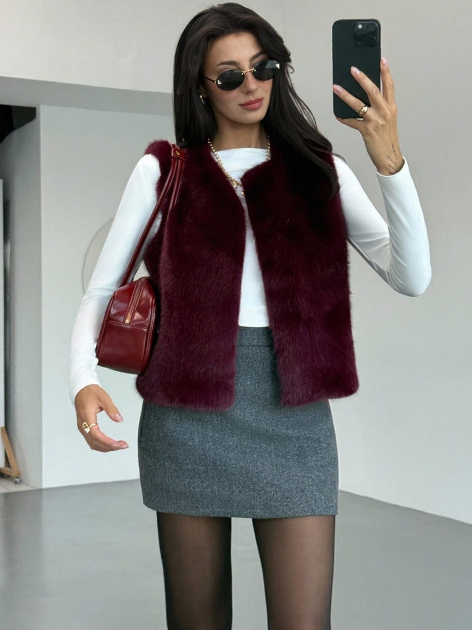Faux Fur Vest