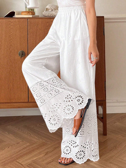 Embroidered pants