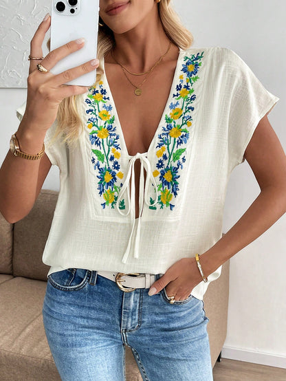 Embroidered shirt