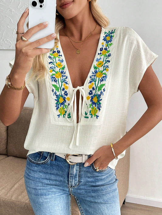 Embroidered shirt