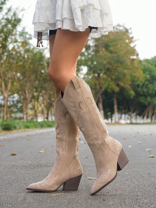 Beige Boots