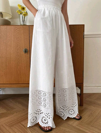 Embroidered pants