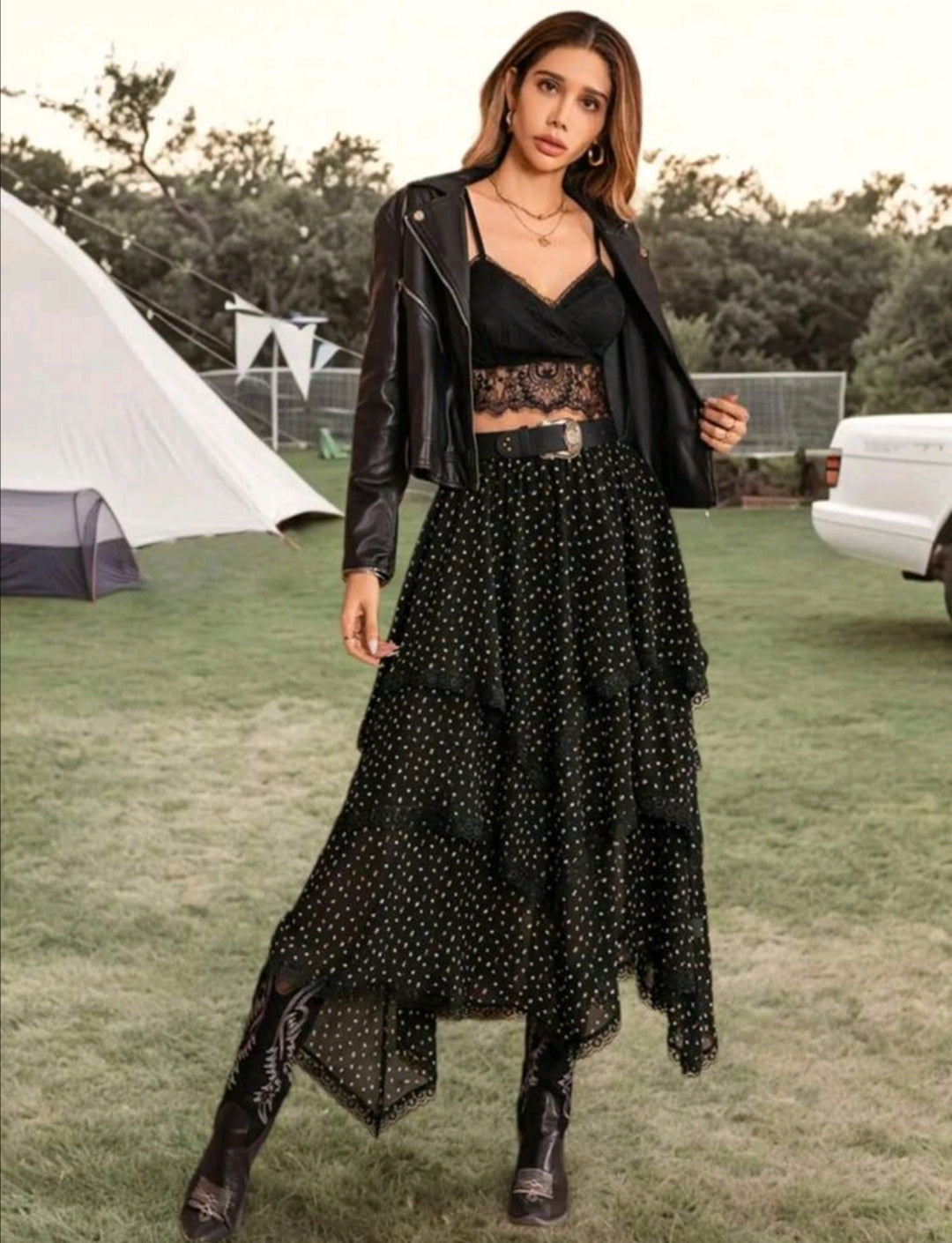 Bohemian style skirt