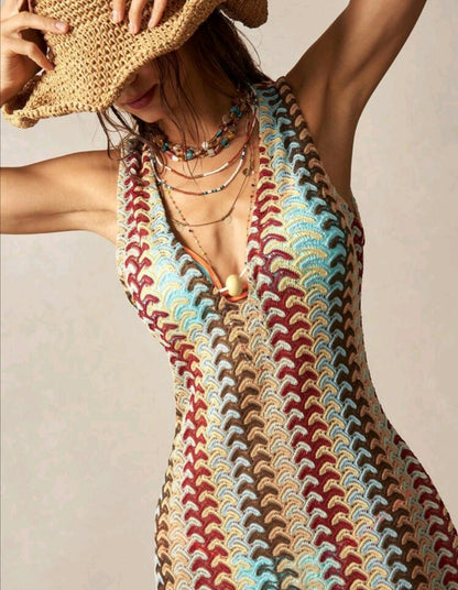Bohemian Style Beach Dress