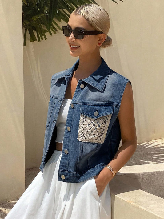 Denim vest
