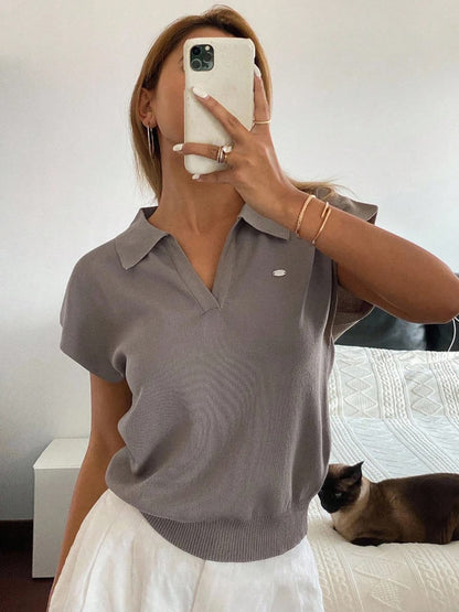 Knitted T-shirt