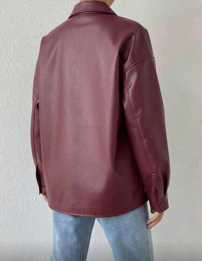 Faux Leather Jacket