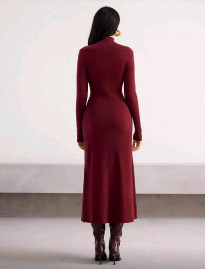 Soft wool dress