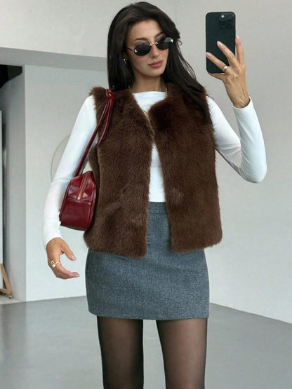 Faux Fur Vest