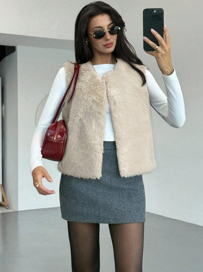 Faux Fur Vest