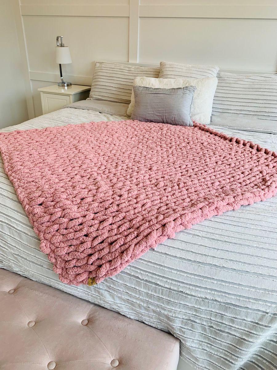 Pink Bed Blanket