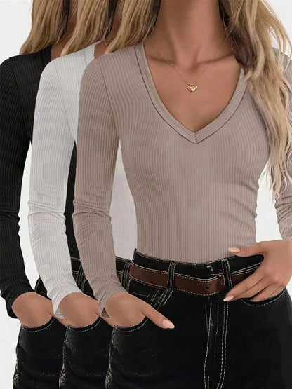 Long Sleeve Basic (Pack of 3)