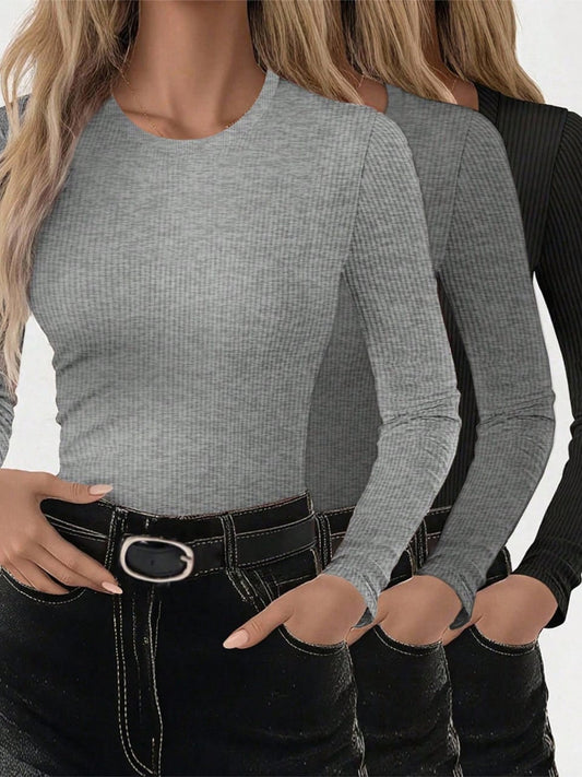 Round neck basic (pack of 3)