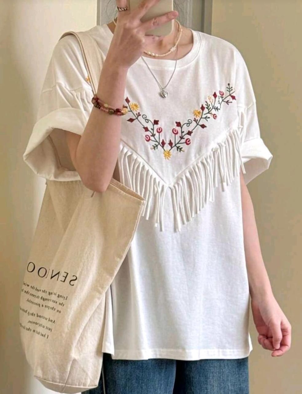 Embroidered T-shirt