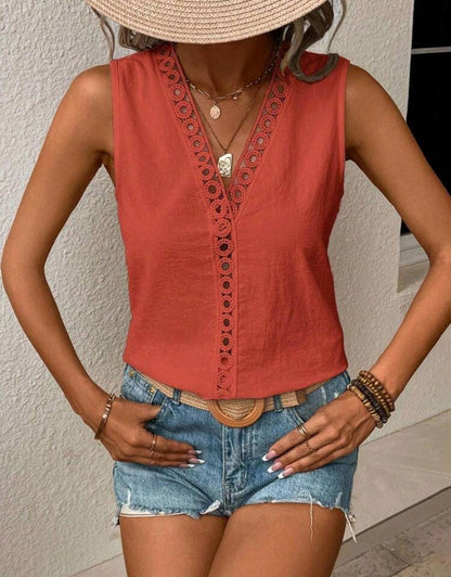 Cotton Linen Top