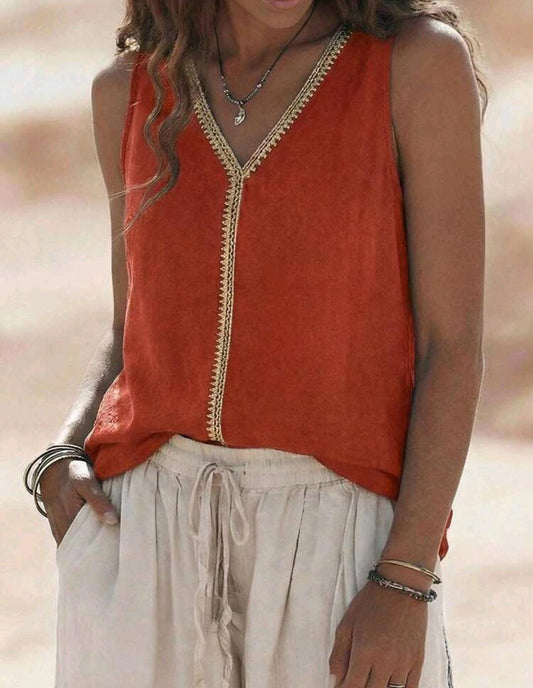 Cotton Linen Top