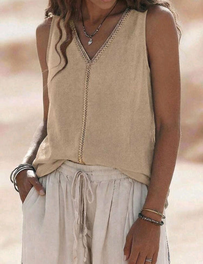 Cotton Linen Top