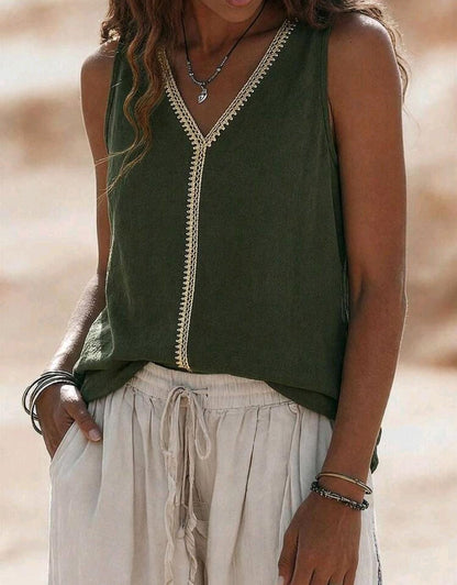 Cotton Linen Top