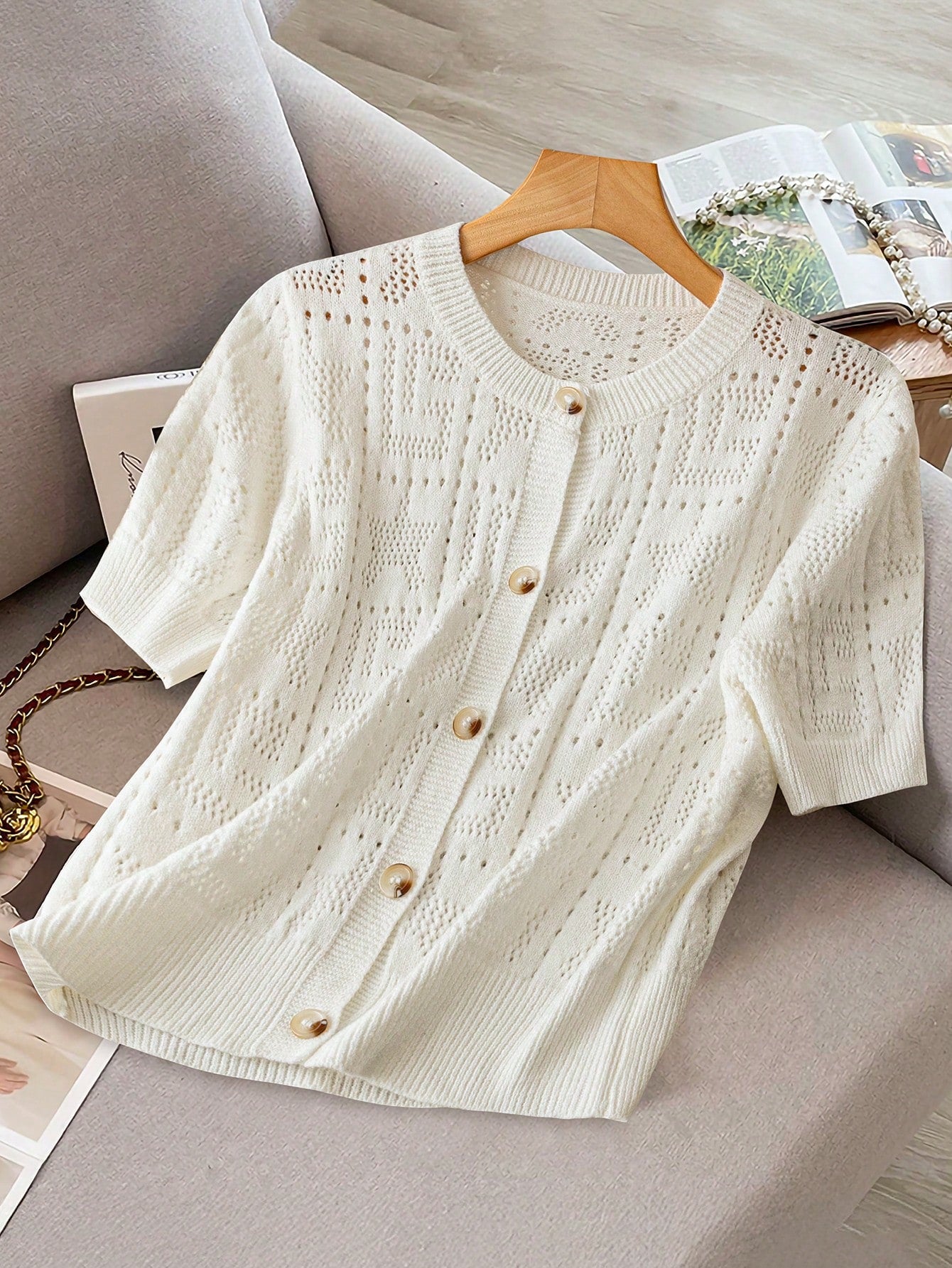 Short Sleeve Cardigan